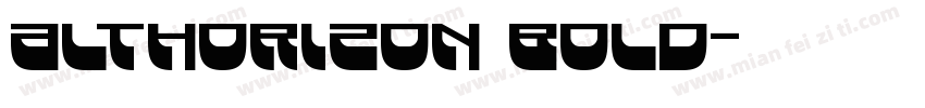 AltHorizon Bold字体转换